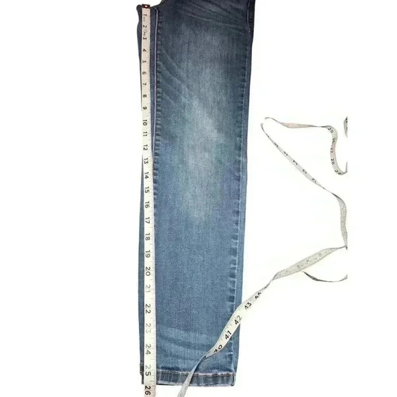 Judy Blue Women's Straight Fit Jeans Size 7/28 Blue Stretch Medium - Picture 7 of 9